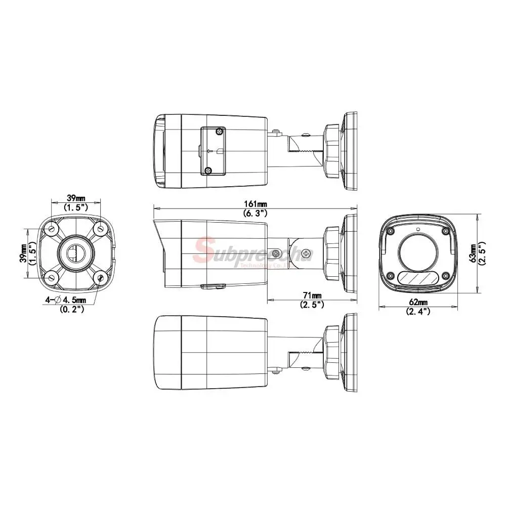 IPC2122LBASF28KADimensions1 ทรัพย์ปรีชา เทคโนโลยี
