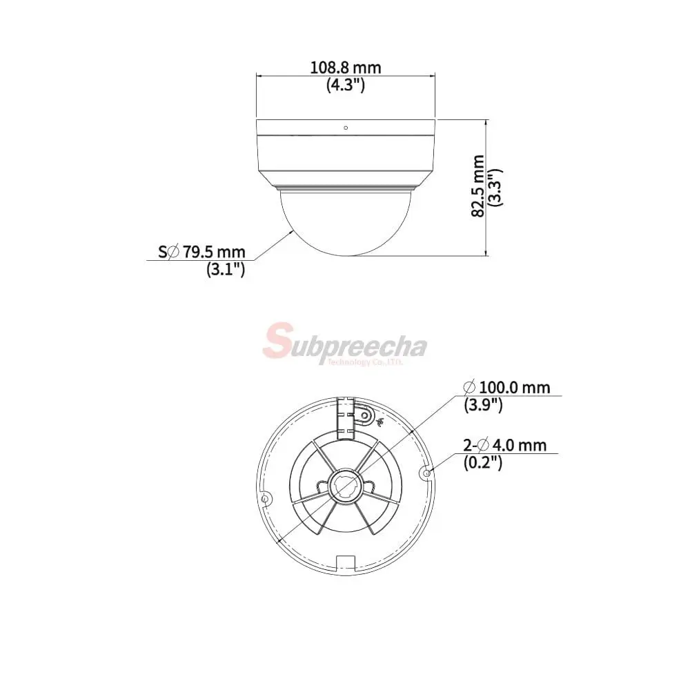 IPC322LBADF28KHDimensions1 ทรัพย์ปรีชา เทคโนโลยี