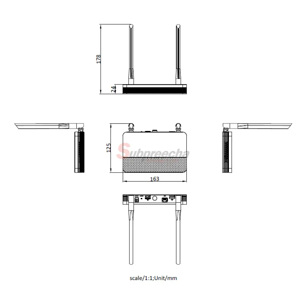 NKS422W03HDimensionsimage1 ทรัพย์ปรีชา เทคโนโลยี