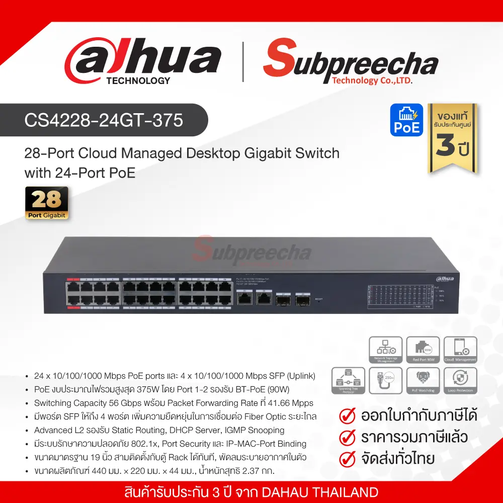 CS422824GT37535 ทรัพย์ปรีชา เทคโนโลยี