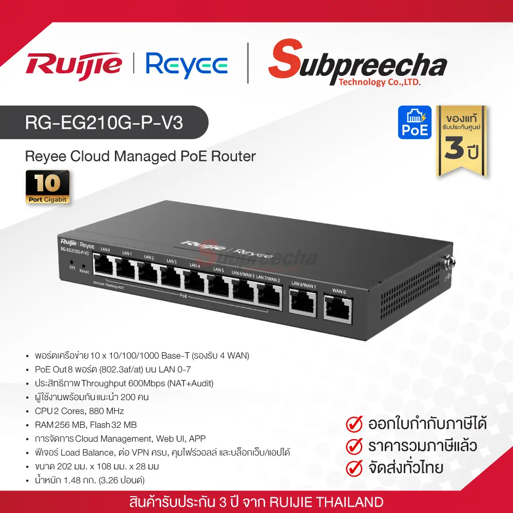 RGEG210GPV335 ทรัพย์ปรีชา เทคโนโลยี