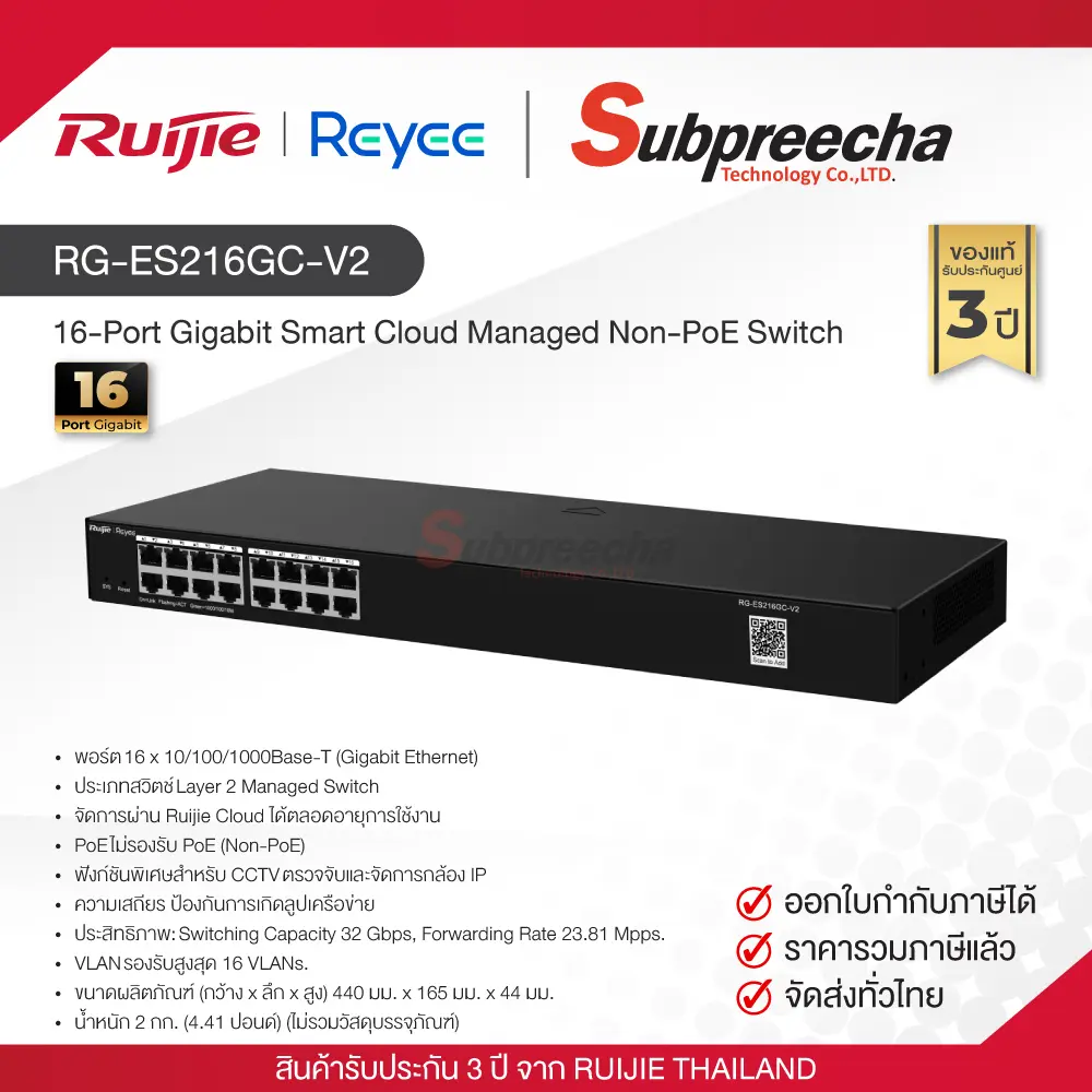 RGES216GCV234 ทรัพย์ปรีชา เทคโนโลยี