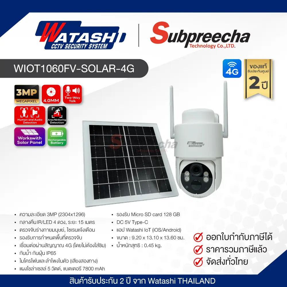 WIOT1060FVSOLAR4G11 ทรัพย์ปรีชา เทคโนโลยี