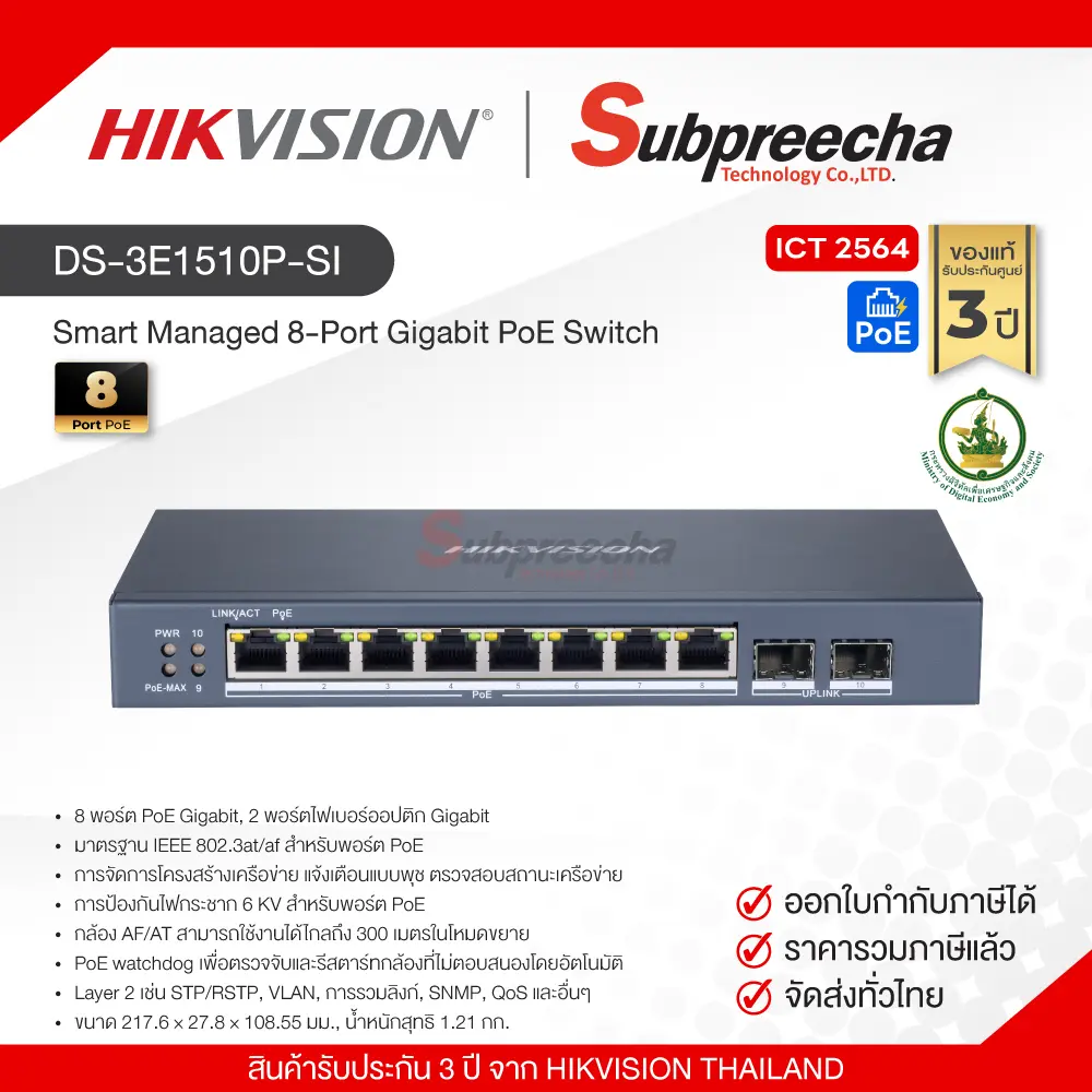 DS3E1510PSI33 ทรัพย์ปรีชา เทคโนโลยี