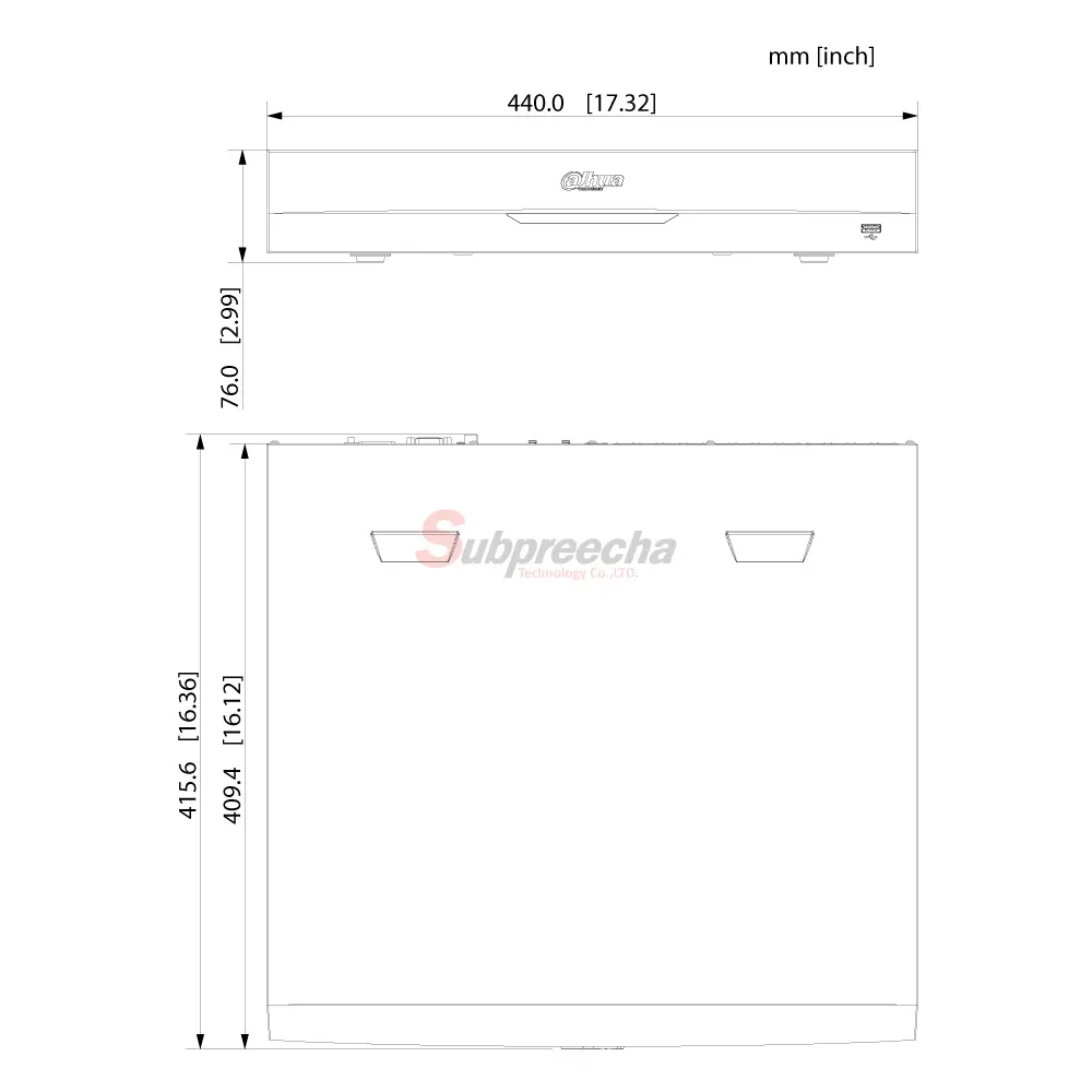 NVR546416HPEI2DIMENSIONS ทรัพย์ปรีชา เทคโนโลยี