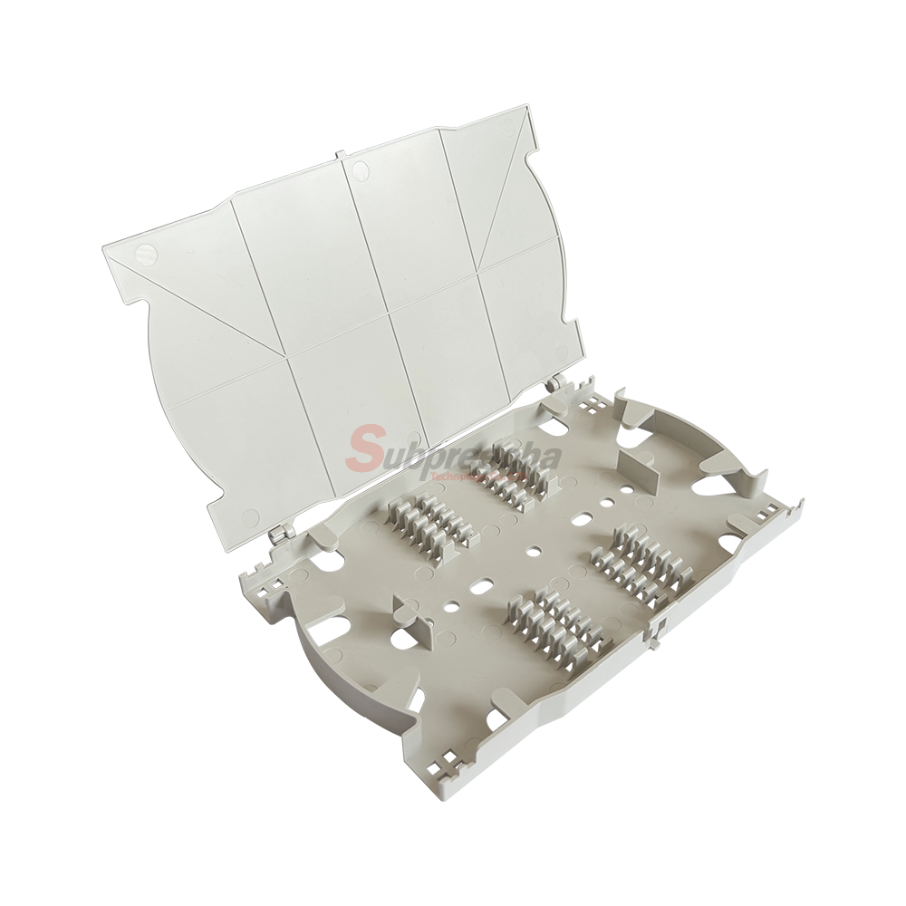 Splice tray 12 core สีขาว 9512 ทรัพย์ปรีชา เทคโนโลยี