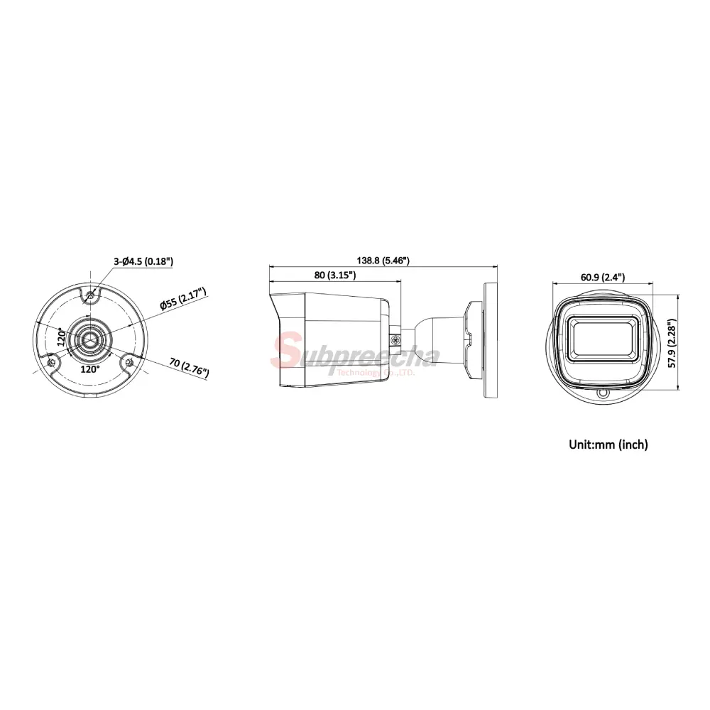 DS2CD1021G0IDimensionsimage1 ทรัพย์ปรีชา เทคโนโลยี