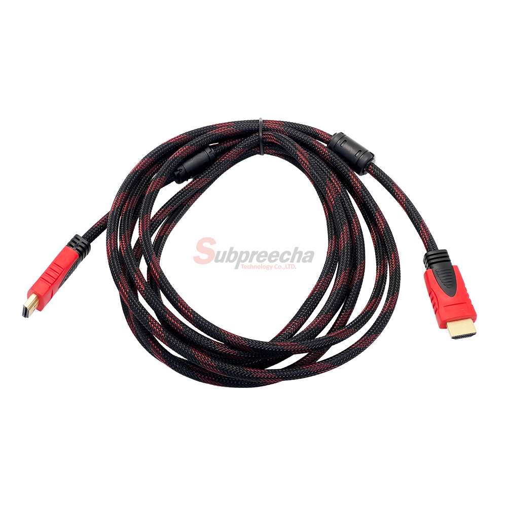 HDMI 3M แบบถัก11 ทรัพย์ปรีชา เทคโนโลยี