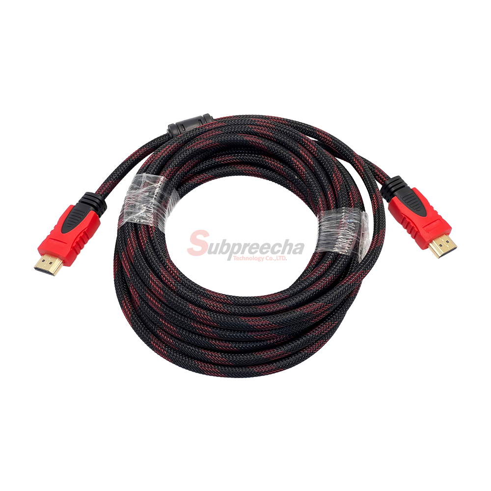 HDMI 5M แบบถัก11 ทรัพย์ปรีชา เทคโนโลยี