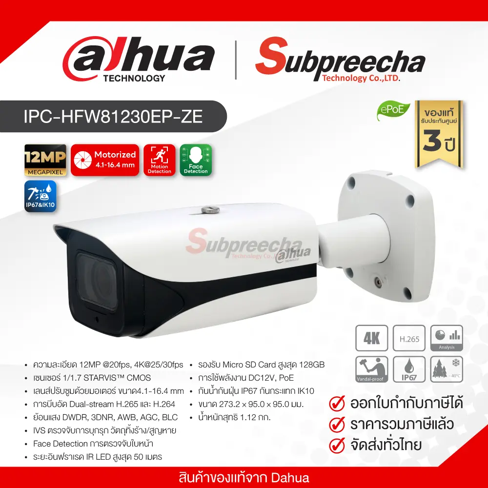 IPCHFW81230EPZE40 ทรัพย์ปรีชา เทคโนโลยี