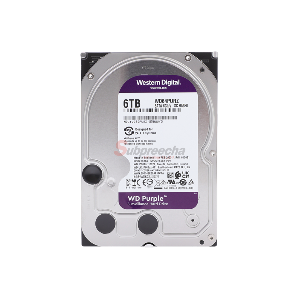 HDD 6 TB WD12 ทรัพย์ปรีชา เทคโนโลยี