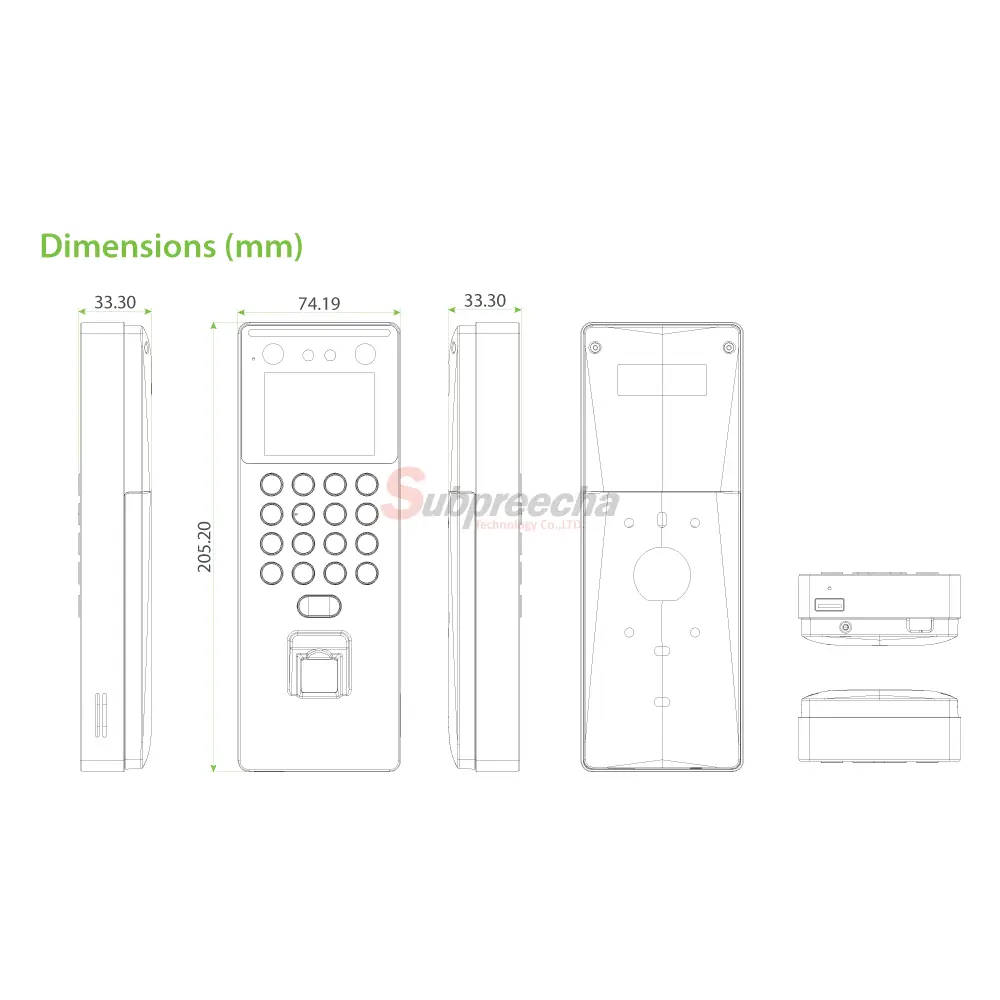 SenseFace 2A21 ทรัพย์ปรีชา เทคโนโลยี