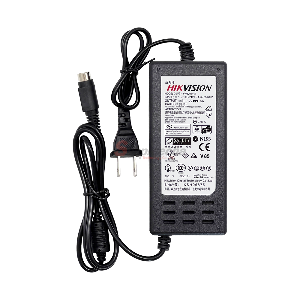 AD 12V 5A 4 PIN Hik11 ทรัพย์ปรีชา เทคโนโลยี