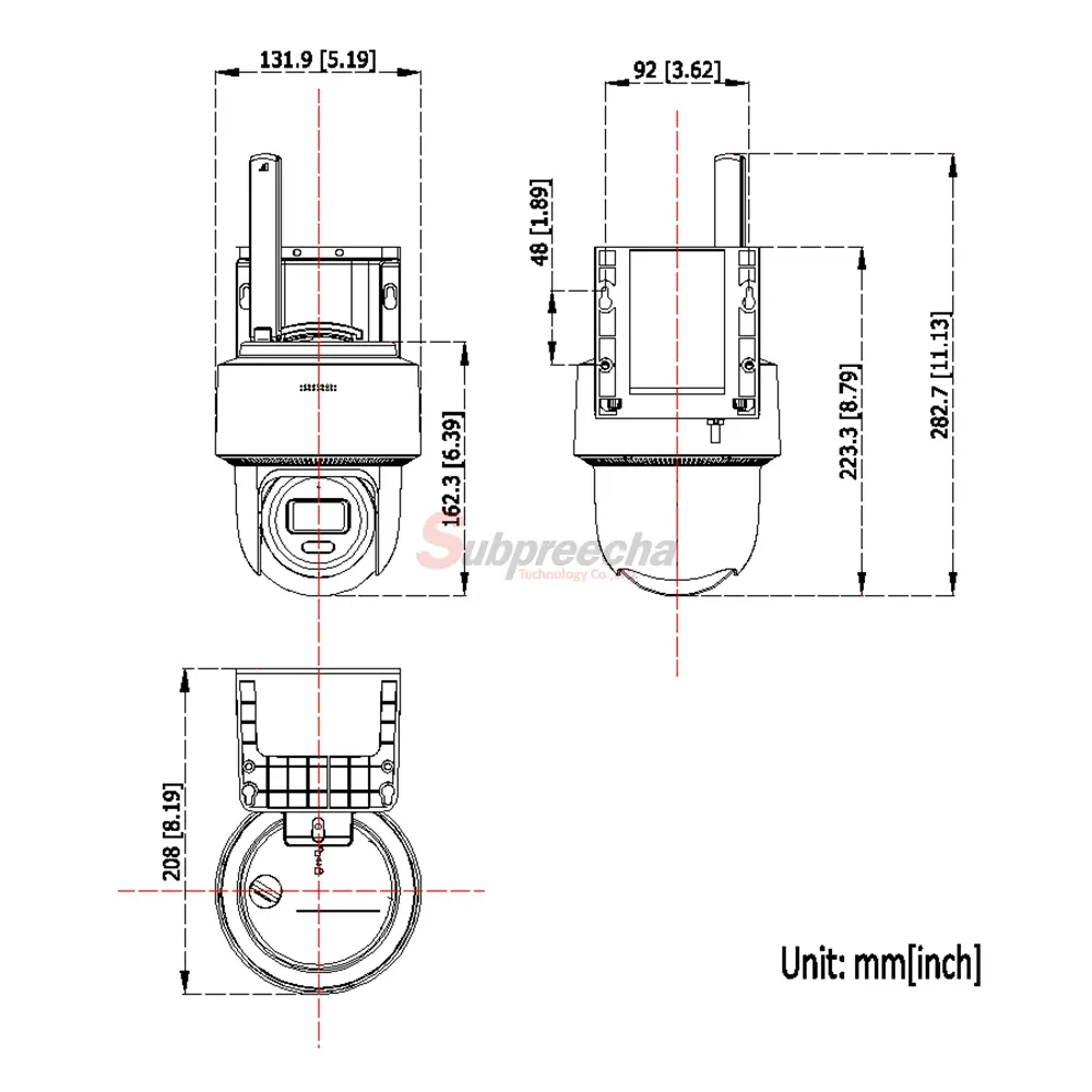 DS2CFSP44GDimensionsimage1 ทรัพย์ปรีชา เทคโนโลยี