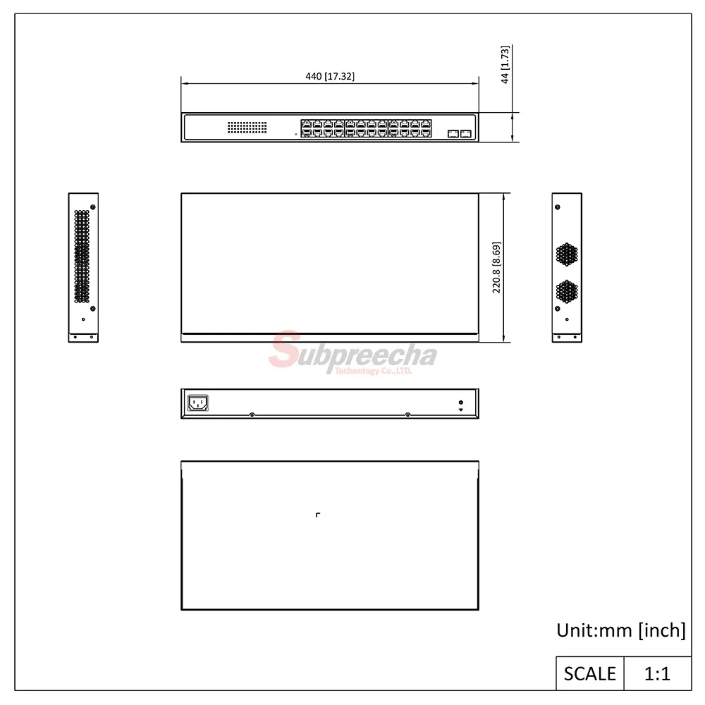 DS3E1526PSI24P2FDimensionsimage11 ทรัพย์ปรีชา เทคโนโลยี
