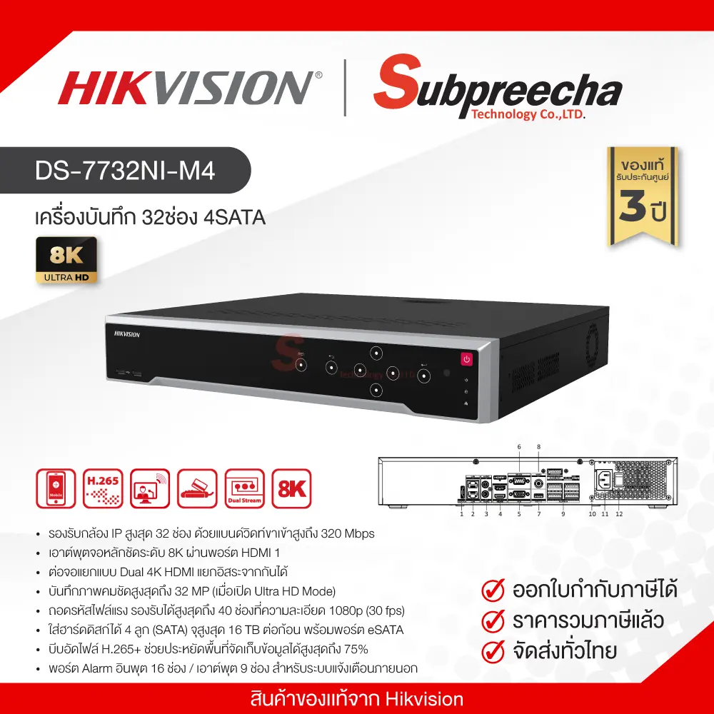 DS7732NIM430 ทรัพย์ปรีชา เทคโนโลยี