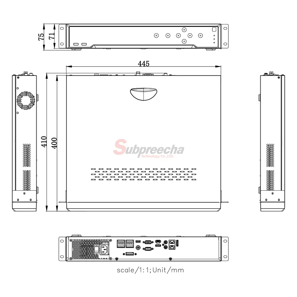 DS7732NIM4Dimensionsimage1 ทรัพย์ปรีชา เทคโนโลยี