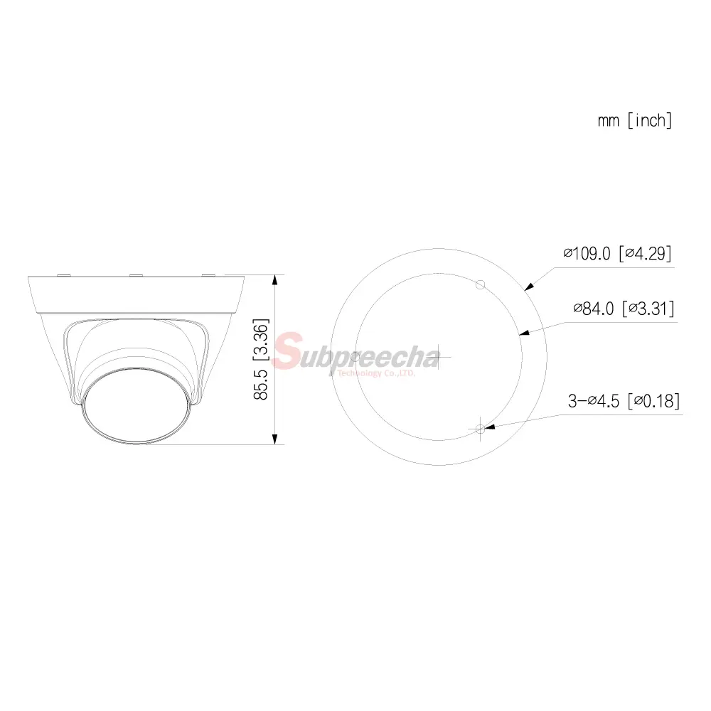 IPCHDW1230T1AS5DIMENSIONS ทรัพย์ปรีชา เทคโนโลยี