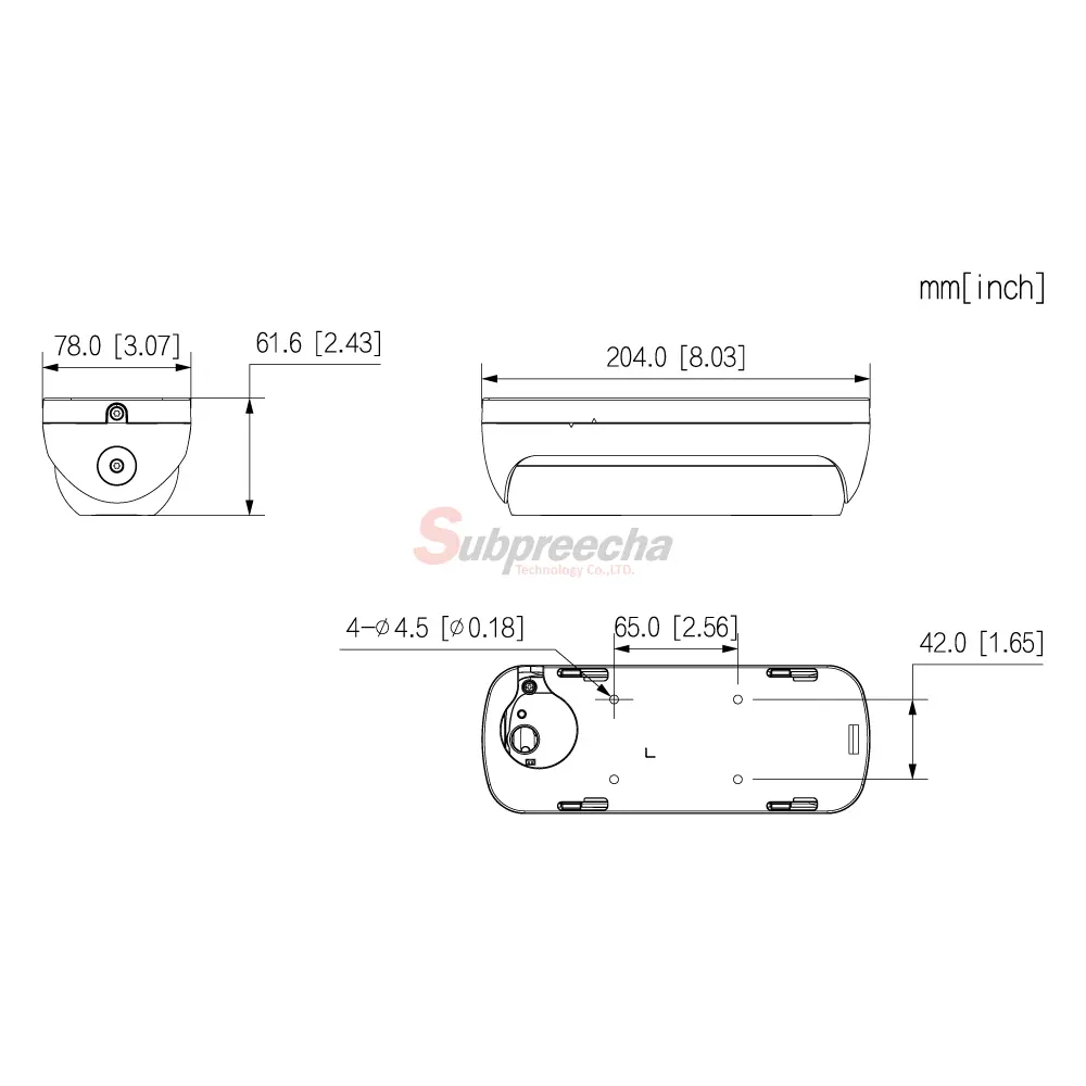 IPCHDW8441XBV3DDIMENSIONS ทรัพย์ปรีชา เทคโนโลยี