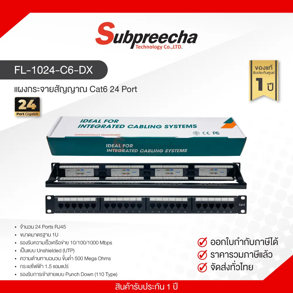 PatchPanelC630 ทรัพย์ปรีชา เทคโนโลยี