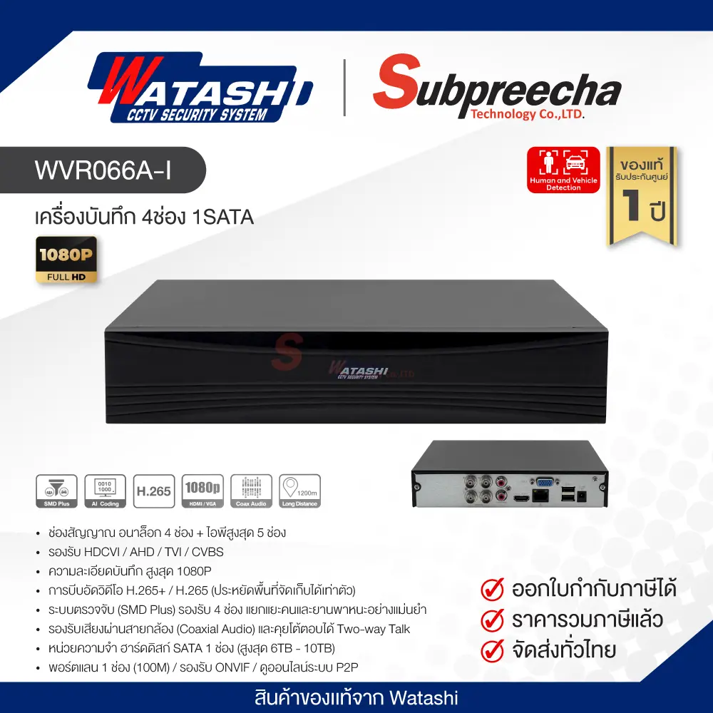 WVR066AI30 ทรัพย์ปรีชา เทคโนโลยี