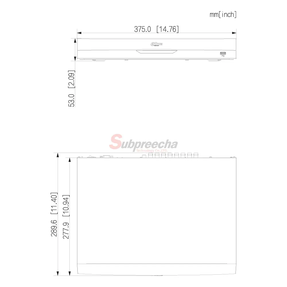 XVR5216AN5MI3TDIMENSIONS ทรัพย์ปรีชา เทคโนโลยี